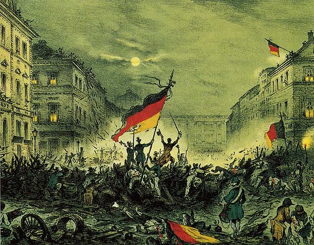 Revolution of 1848. Berlin.